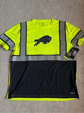 Buffalo Outdoors Buffalo Bills Hi-Vis Reflective Safety T-Shirt BNWT size 2XL